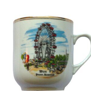 Vienna Prater Ferris Wheel Porcelain Cup Austria